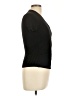 August Silk Black Short Sleeve Top Size L - photo 4