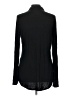 Converse One Star 100% Rayon Black Long Sleeve Blouse Size L - photo 2