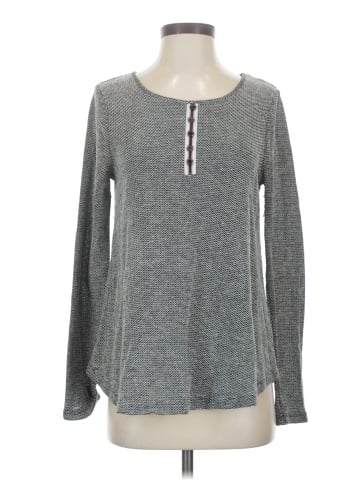 Hem & Thread Pullover Sweater (view 1)