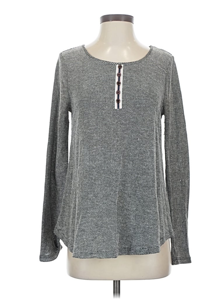 Pre-owned Hem & Thread Pullover Sweater In Gray