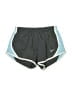 Nike 100% Polyester Color Block Silver Athletic Shorts Size S (kids) - photo 1