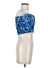 Wilfred Blue Short Sleeve Blouse Size XS - photo 4