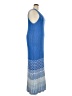 Lane Bryant 100% Polyester Chevron-herringbone Blue Casual Dress Size 22 - 24 Plus - photo 4