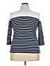 Karen Scott Sport Stripes Blue Pullover Sweater Size XXL - photo 2