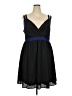 Torrid 100% Polyester Color Block Black Cocktail Dress Size 20 - photo 1
