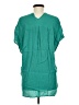 Karlie 100% Rayon Teal Short Sleeve Blouse Size M - photo 2