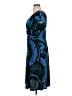 Perceptions Paisley Blue Cocktail Dress Size 14 - photo 5