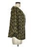 41Hawthorn 100% Polyester Gold 3/4 Sleeve Blouse Size M - photo 4