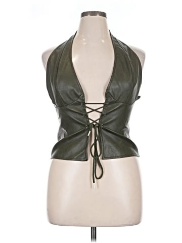 Fashion Nova Faux Leather Top (view 1)