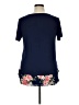 Loveappella Blue Short Sleeve Top Size XL - photo 2