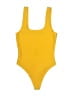 Parade Solid Yellow One Piece Swimsuit Size XS - photo 1