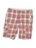 Gap Kids 100% Cotton Plaid Pink Cargo Shorts Size 18R - photo 1