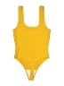 Parade Solid Yellow One Piece Swimsuit Size XS - photo 2