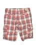 Gap Kids 100% Cotton Plaid Pink Cargo Shorts Size 18R - photo 2