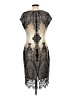 Weslee Rose Graphic Gray Cocktail Dress Size L - photo 2