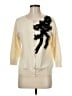 August Silk Ivory Cardigan Size M - photo 1