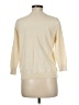 August Silk Ivory Cardigan Size M - photo 2
