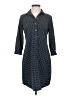 The Limited 100% Polyester Polka Dots Blue Casual Dress Size XS - photo 1