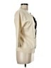 August Silk Ivory Cardigan Size M - photo 4