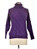 Unbranded 100% Polyester Purple Turtleneck Sweater Size L - photo 1