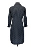 The Limited 100% Polyester Polka Dots Blue Casual Dress Size XS - photo 2