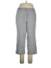 J.Jill Houndstooth Gray Linen Pants Size 16 Petite - photo 1