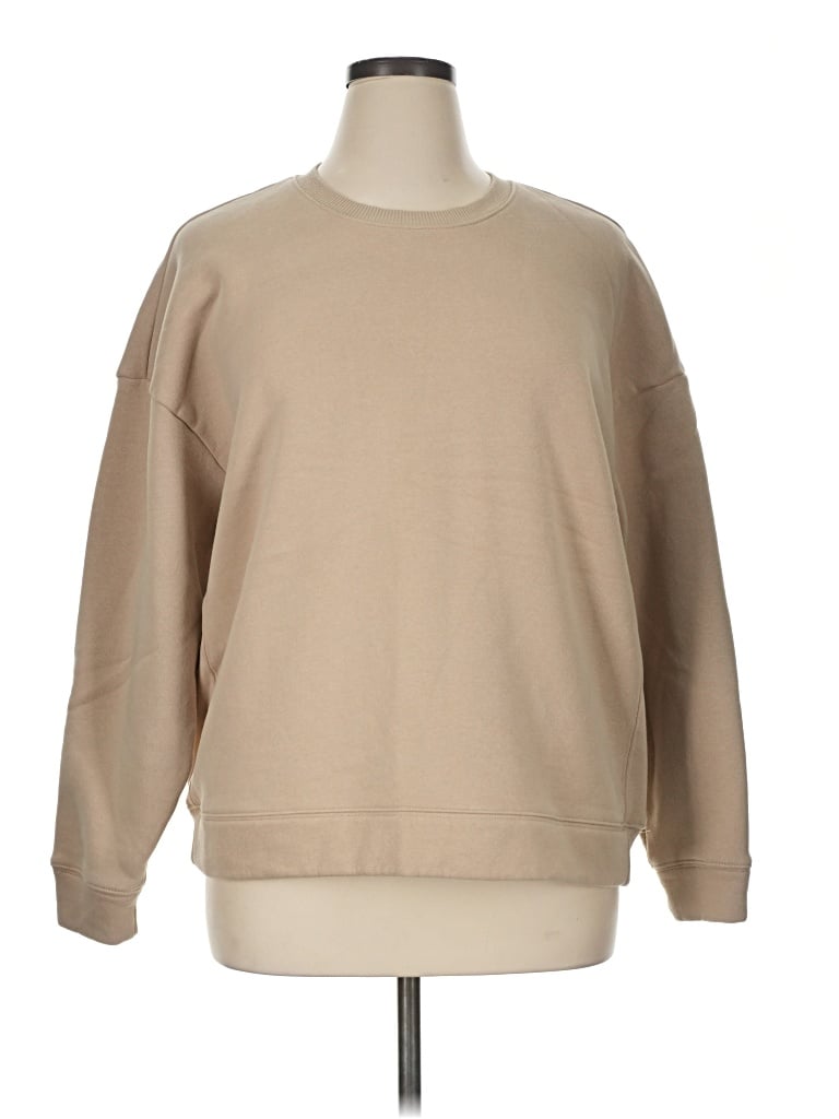 Pre-owned Berkley Jensen Sweatshirt In Tan