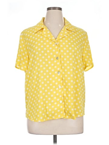 Susan Graver Short Sleeve Blouse (view 1)