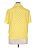 Susan Graver 100% Polyester Polka Dots Yellow Short Sleeve Blouse Size XL - photo 2