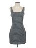 Forever 21 Houndstooth Gray Casual Dress Size S (estimated) - photo 1