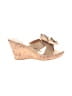 BOC 100% Leather Tan Wedges Size 9 - photo 1