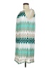 Tacera 100% Polyester Chevron-herringbone Teal Cocktail Dress Size M - photo 5