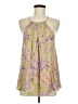 Staccato 100% Rayon Green Purple Sleeveless Blouse Size M - photo 1