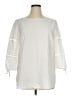 Talbots 100% Cotton White Long Sleeve Top Size XL - photo 1