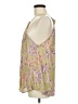 Staccato 100% Rayon Green Purple Sleeveless Blouse Size M - photo 5