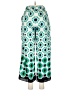 Zara Print Green Casual Pants Size M - photo 2