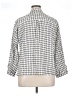 Max Studio Houndstooth Silver 3/4 Sleeve Blouse Size XL - photo 2