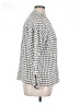 Max Studio Houndstooth Silver 3/4 Sleeve Blouse Size XL - photo 4