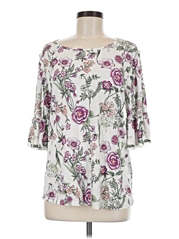 Pleione 3/4 Sleeve Blouse (view 1)