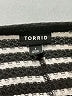 Torrid 100% Polyester Stripes Black Long Sleeve Blouse Size 1X Plus (1) - photo 7