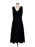 Coldwater Creek Solid Black Casual Dress Size 8 - photo 1