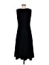 Coldwater Creek Solid Black Casual Dress Size 8 - photo 2