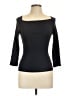 Zara Black 3/4 Sleeve Top Size L - photo 1
