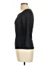 Zara Black 3/4 Sleeve Top Size L - photo 5