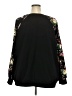 Shein Floral Black Sweatshirt Size 24 - 26 - photo 2