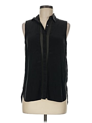 Vince. Sleeveless Button-Down Shirt (view 1)