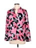 Nic + Zoe 100% Polyester Pink Long Sleeve Blouse Size M - photo 1