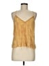 Free People 100% Polyester Yellow Sleeveless Blouse Size 6 - photo 1