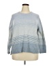Ella Moss Stripes Blue Pullover Sweater Size XXL - photo 1