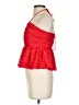 Milly 100% Polyester Red Sleeveless Blouse Size S - photo 5